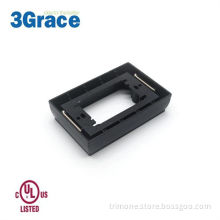 Wall mounting box spacer for GFCI Outlet